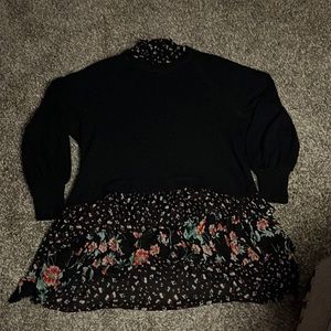 Free People Skirted Sweater